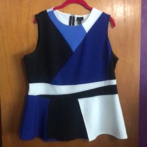 Worthington peplum top